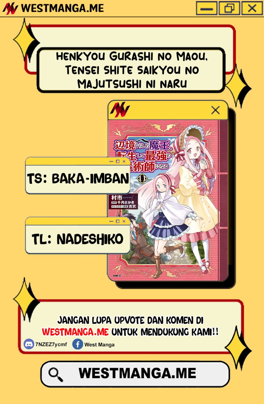 Henkyou Gurashi no Maou, Tensei shite Saikyou no Majutsushi ni naru ~Aisarenagara Nariagaru Moto Maō wa, Ningen o Shiritai~ Chapter 47 Gambar 2